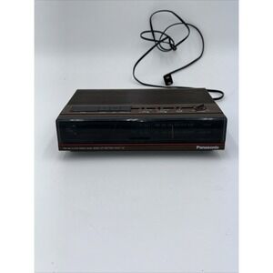 Vtg Panasonic AM/FM Dual Wake‎ Up Alarm Clock Radio Model RC-6080 Tested Working
